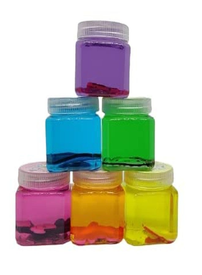 URM مجموعة ألعاب URM Enterprises السحرية من الطين الهلامي والصلصال والجيلاتين، مجموعة من 6 قطع (6 ألوان) للأولاد والبنات - Image 5